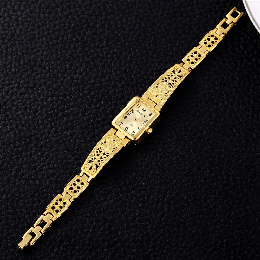 2025 Women Watches Top Brand Luxury Wristwatches Ladies Fashion Gold Stainless Steel Bracelet Watch Female Elegant Clock Women