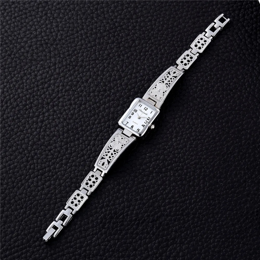 2025 Women Watches Top Brand Luxury Wristwatches Ladies Fashion Gold Stainless Steel Bracelet Watch Female Elegant Clock Women