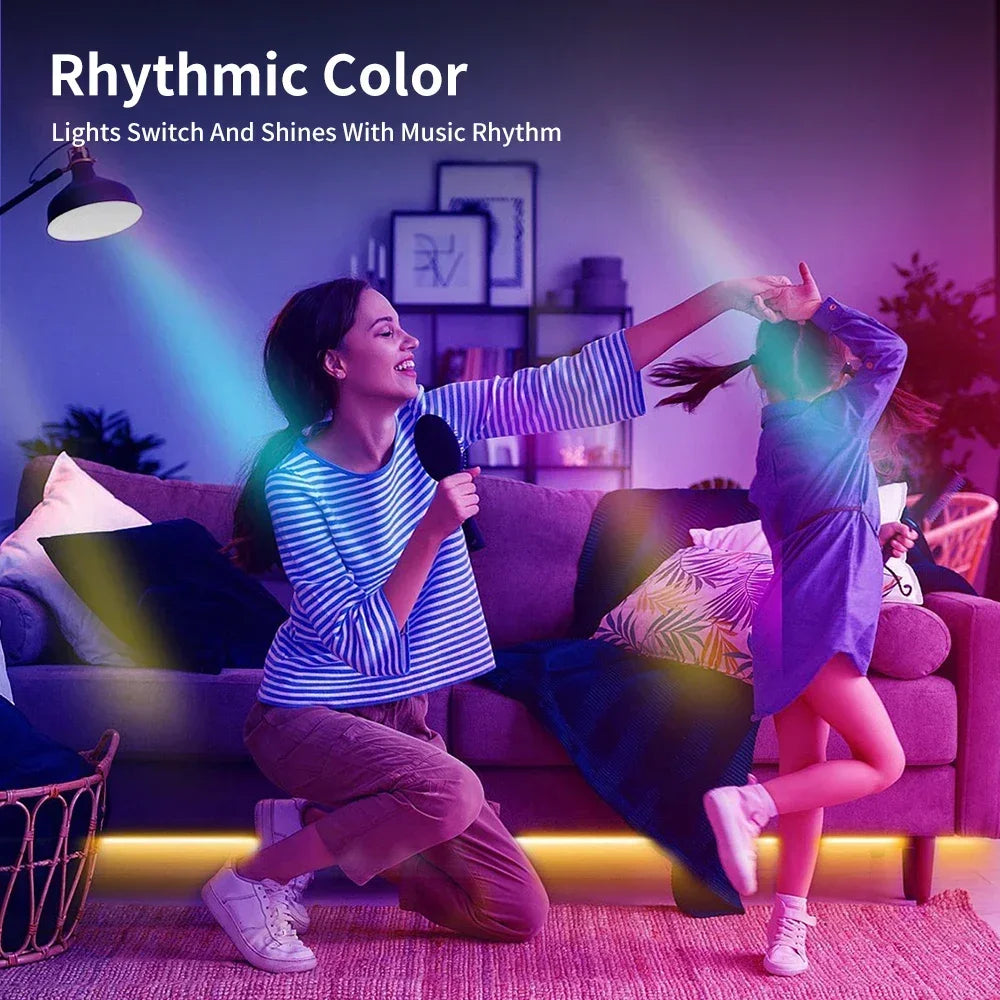 TNCE Tuya Bluetooth 10/15W Dimmable LED RGB Color Ceiling Lamp Smart Ceiling Round Downlight Smart Life APP Remote Control